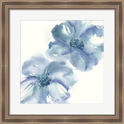 Framed Indigo Mint II Print