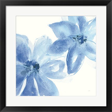 Framed Cobalt Clematis II Print