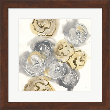 Framed Gold Edged Neutral I Print