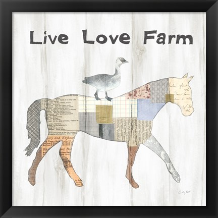 Framed Farm Family V Print