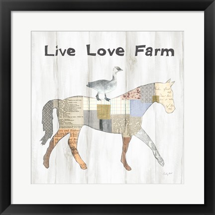 Framed Farm Family V Print