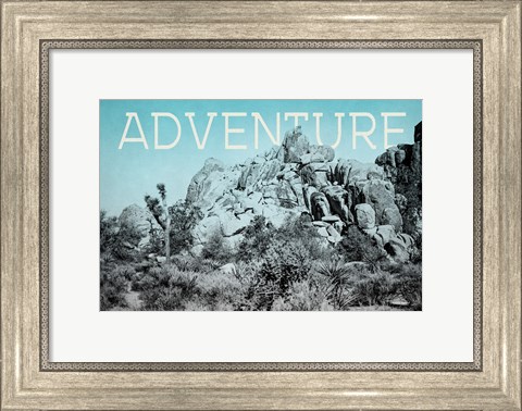 Framed Ombre Adventure III Adventure Print