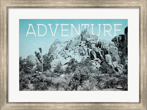 Framed Ombre Adventure III Adventure Print