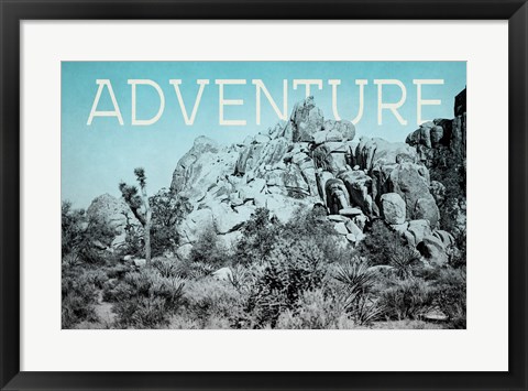 Framed Ombre Adventure III Adventure Print