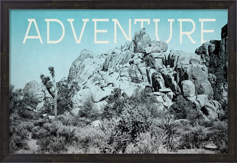 Framed Ombre Adventure III Adventure Print