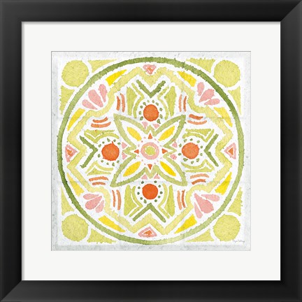 Framed Citrus Tile III v2 Print