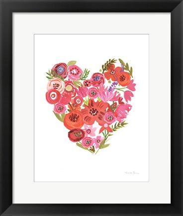 Framed Valentine Chic II no Words Print