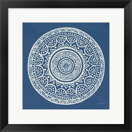 Framed Circle Designs II Print