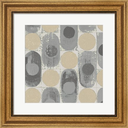 Framed 16 Blocks Square XVI Archroma Print