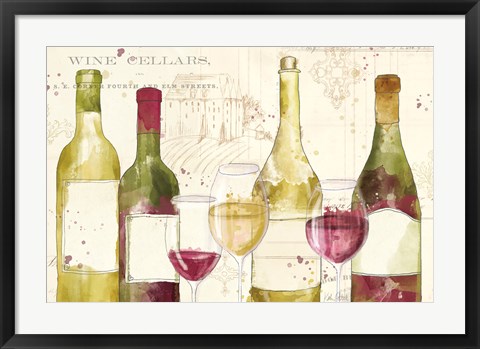 Framed Chateau Winery I Print