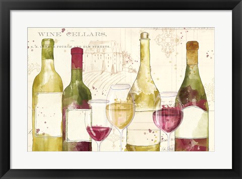 Framed Chateau Winery I Print