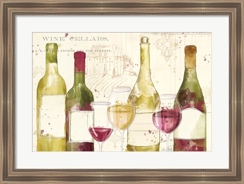 Framed Chateau Winery I Print