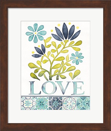 Framed Garden Getaway Inspiration III Print