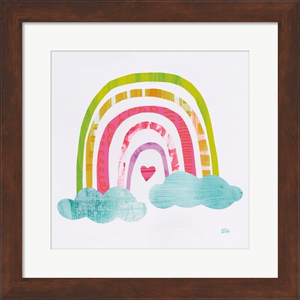 Framed Unicorn Magic VII Sq Print