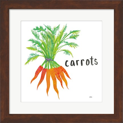 Framed Kitchen Garden IV Print