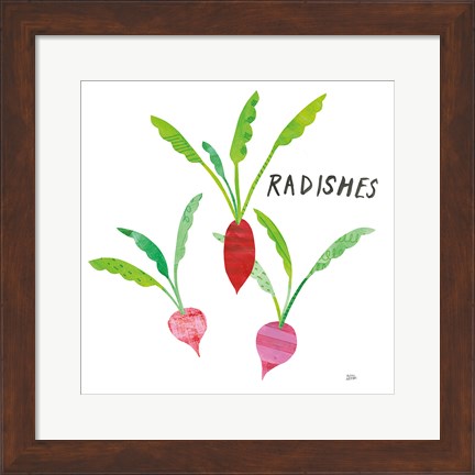 Framed Kitchen Garden VI Print