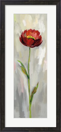 Framed Single Stem Flower II Print