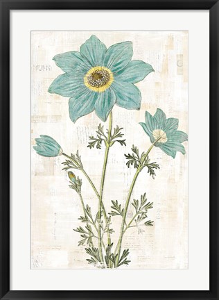 Framed Bloemen Boek VII Print