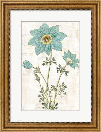 Framed Bloemen Boek VII Print