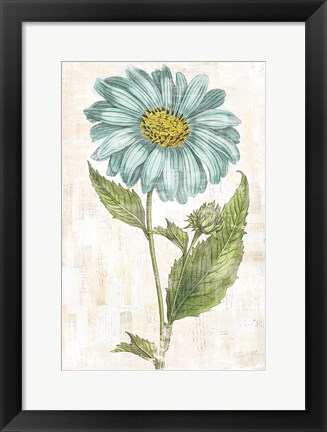 Framed Bloemen Boek VI Print