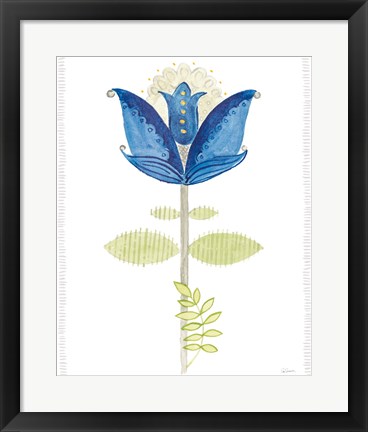 Framed Hygge Flowers IV Print