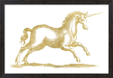 Framed Unicorn Fantasy Print