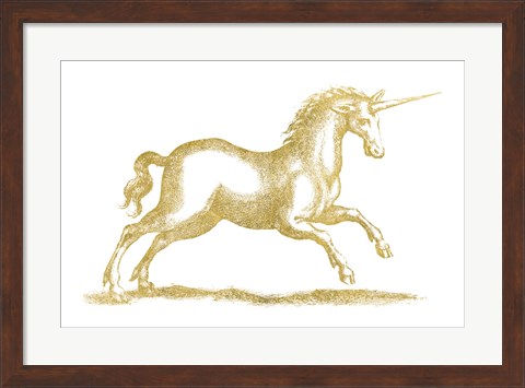 Framed Unicorn Fantasy Print