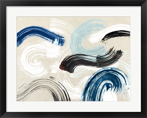 Framed Waves Print