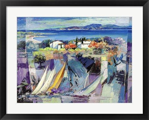 Framed Racconto Mediterraneo Print