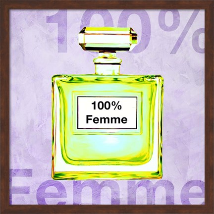 Framed 100% Femme Print