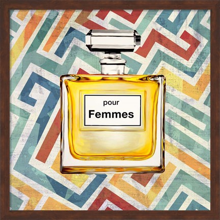 Framed Pour Femmes I Print