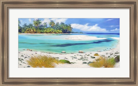 Framed Tropical Paradise Print