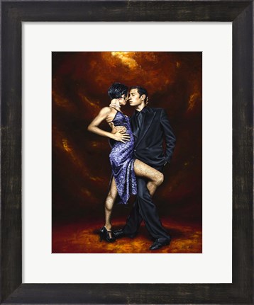 Framed Held in Tango Print