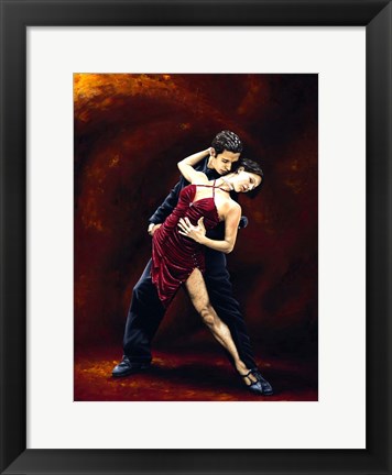 Framed Passion of Tango Print