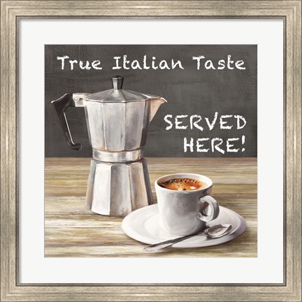 Framed True Italian Taste Print