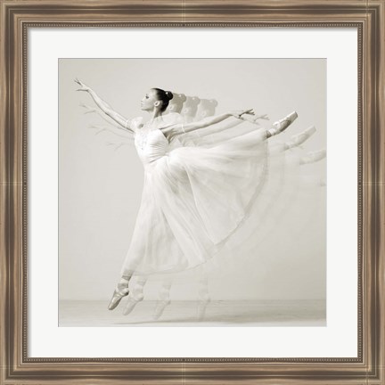 Framed Leaping Beauty (detail) Print