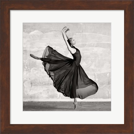 Framed Ballerina Dancing (detail) Print