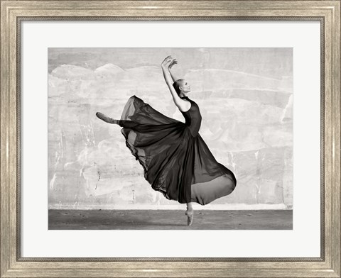 Framed Ballerina Dancing Print