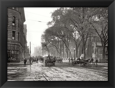 Framed 1916 - St Catherine Street Print