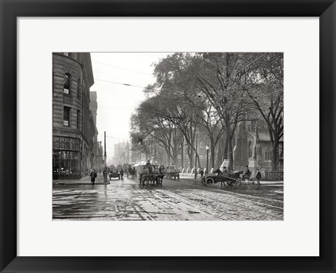 Framed 1916 - St Catherine Street Print