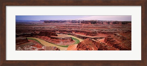 Framed Rock Formations on a Landscape, Canyonlands National Park, Colorado River, Utah Print