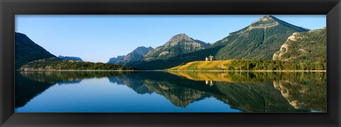 Framed Prince of Wales Hotel in Waterton Lakes National Park, Alberta, Canada Print