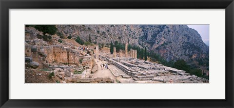 Framed Ruins of a Stadium, Delphi, Greece Print