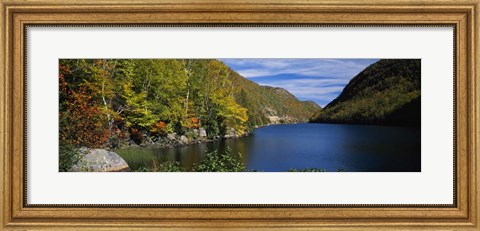Framed View of Lower Cascade Lake, Keene, Essex County, New York State Print