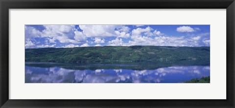 Framed View of Tyrifjorden, Honefoss, Norway Print