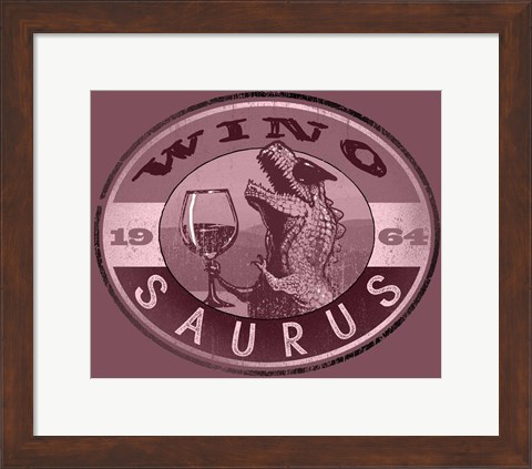 Framed WinoSaurus II Print