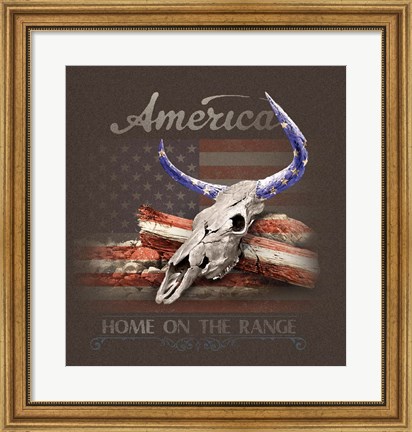 Framed America Print