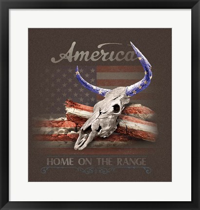 Framed America Print