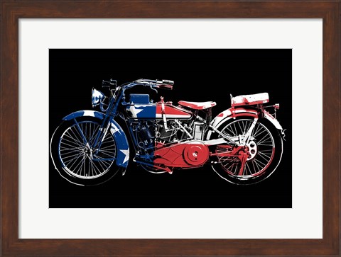 Framed American Hog Print