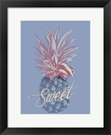 Framed Pineapple Sweet Print